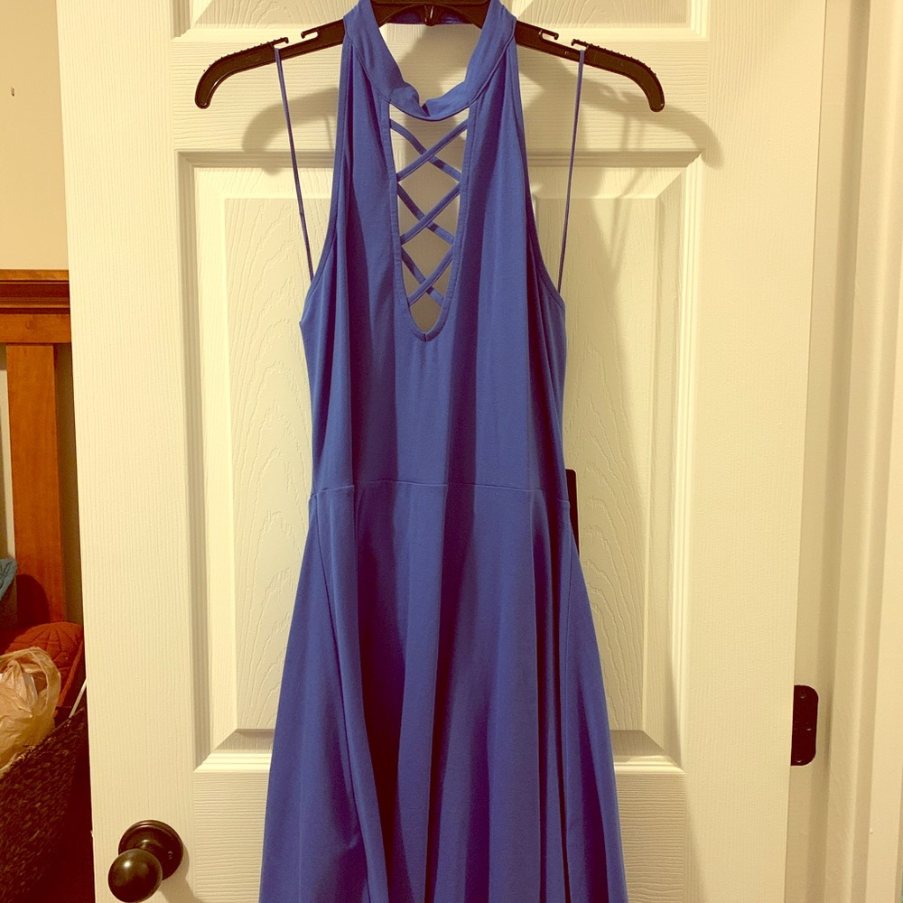 Halter/Choker fit and flare dress